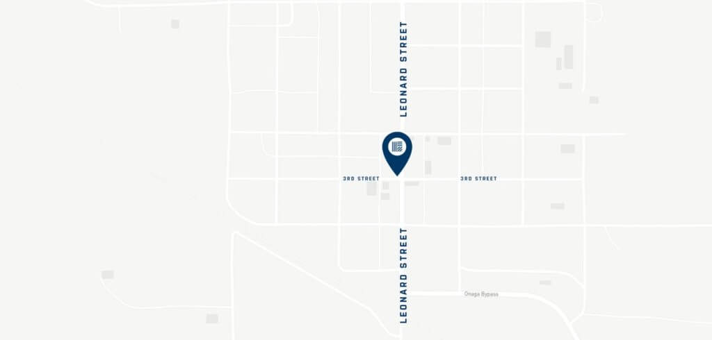 Farmers State Bank Location Map - Onaga